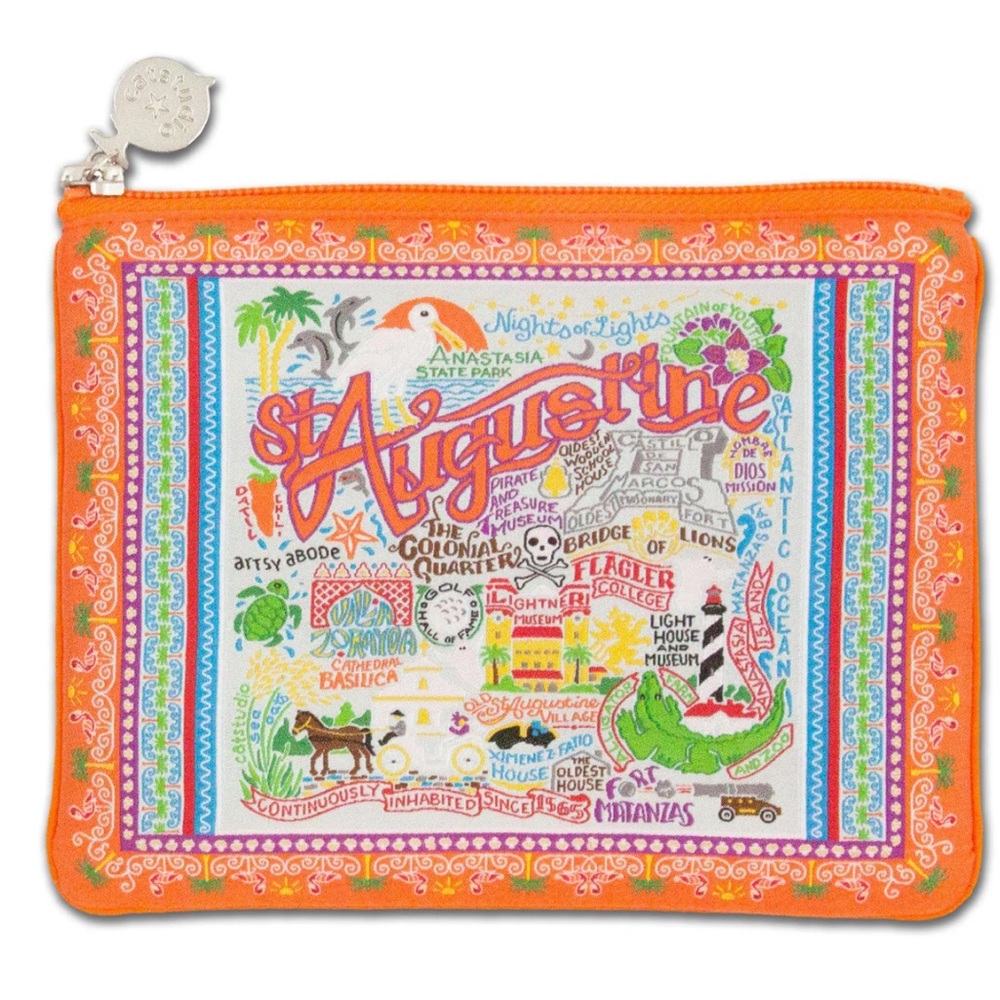 St Augustine Zip Pouch - Pattern - image 1